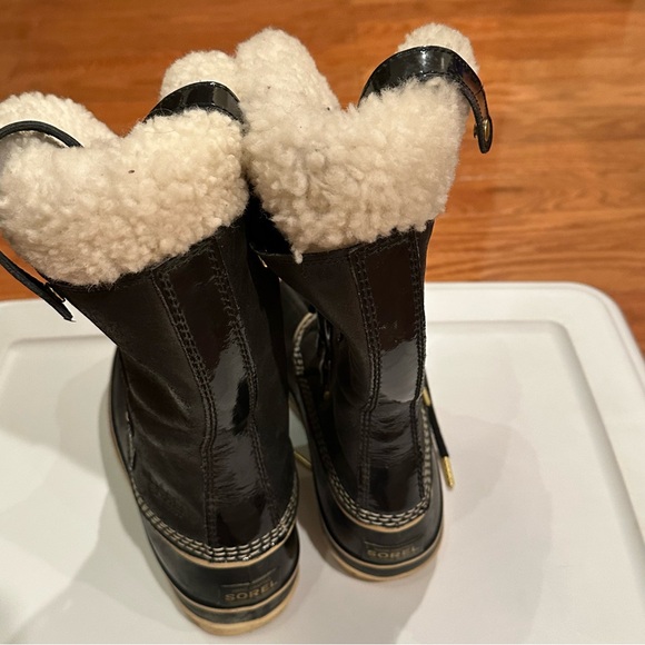 Sorel Joan Of Arctic Tall Boots Black Waterproof NL2392-010 Women's Size 8 US - Picture 4 of 16